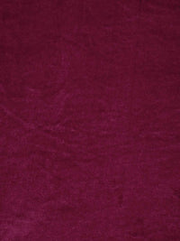 KLOTTHE Maroon Solid Flat 300 TC Woolen King Bed Sheet With 2 Pillow Covers-250X225 cm