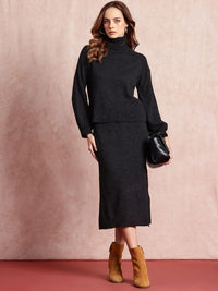 all about you Ribbed Pure Acrylic Winter Co-Ords