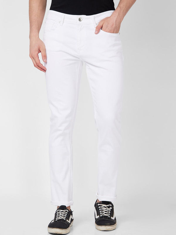 SPYKAR Men Mid Rise Clean Look Stretchable Jeans