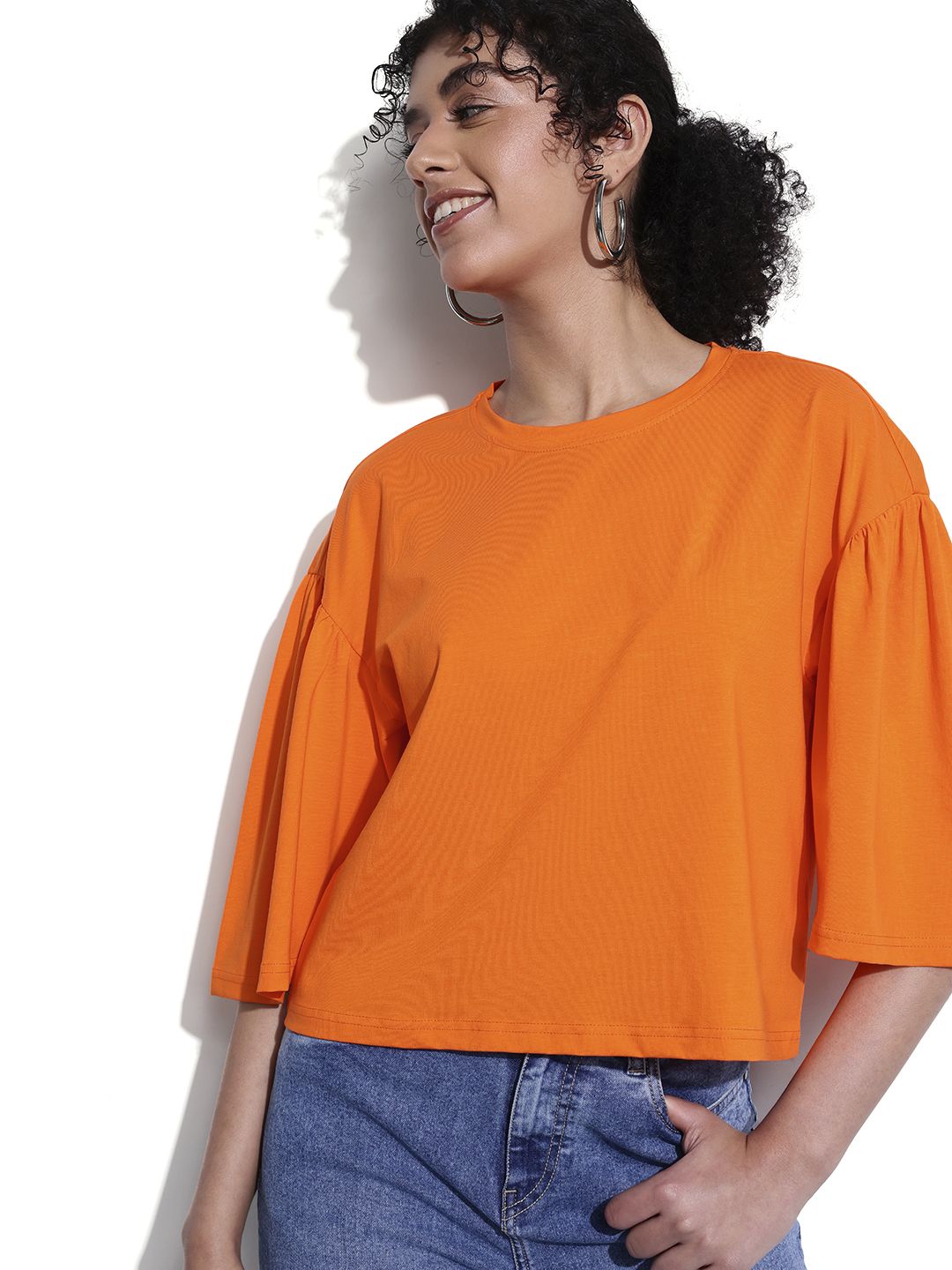 DressBerry Hyperbright Obsession Cropped & Square Top