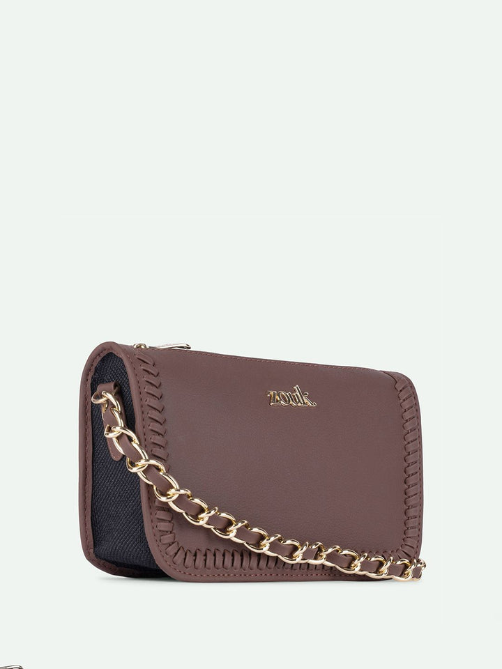 ZOUK Women Textured Sling Bag