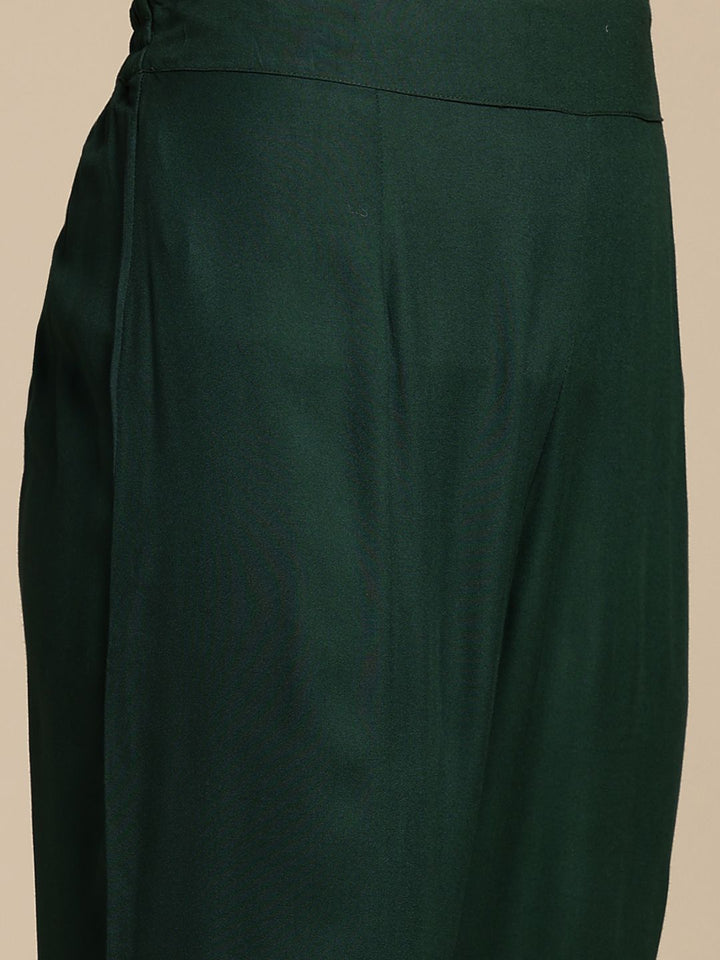 Anouk Ethnic Motifs Print Kurta with Trousers & Dupatta