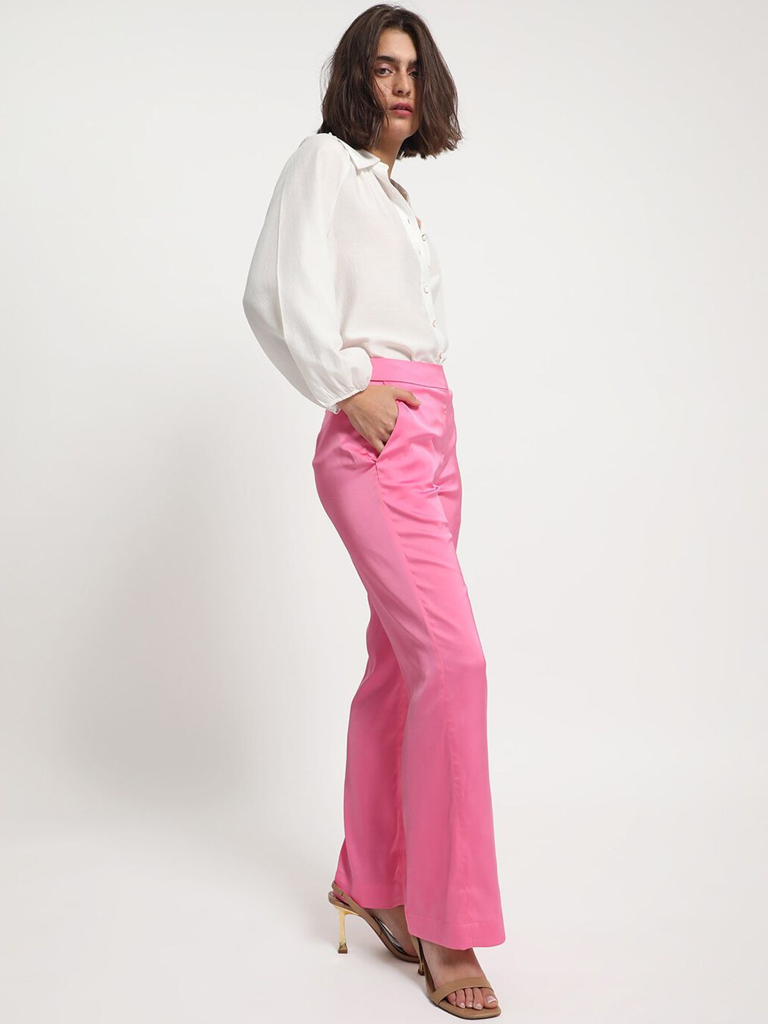 RAREISM Women High-Rise Parallel Trousers