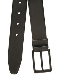 Teakwood Leathers Men Textured Leather Reversible Belt
