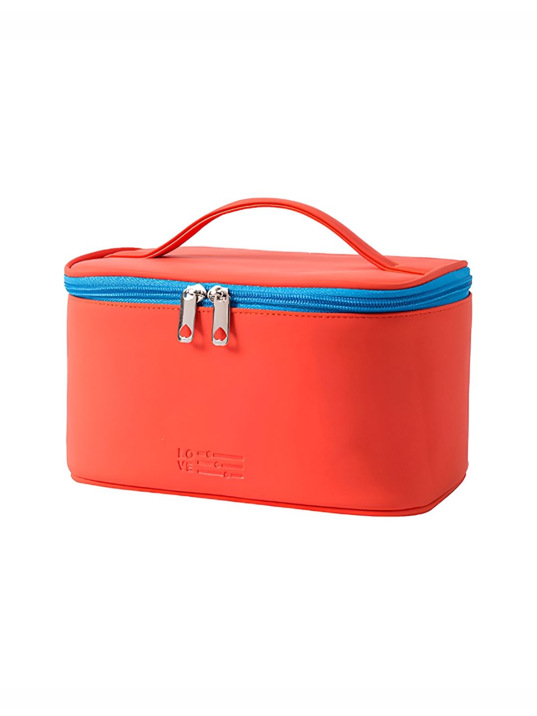 Cortina Orange Water Resistant Makeup Organiser