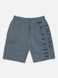 HELLCAT Boys Black Sports Shorts
