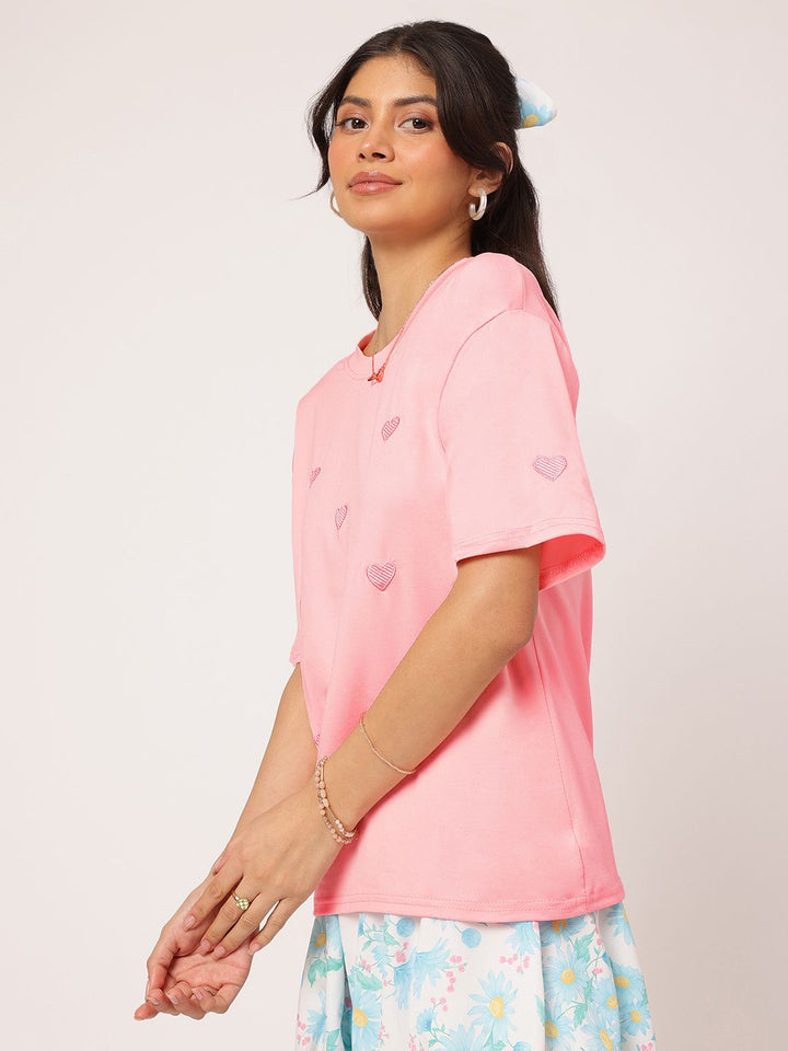 DressBerry Barbie Essence Embroidered T-shirt