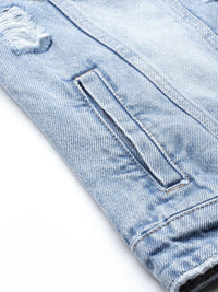 Monte Carlo Distressed Denim Jacket