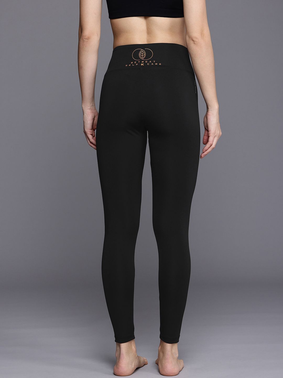 HRX by Hrithik Roshan Rapid-Dry Yoga Seamless Tights