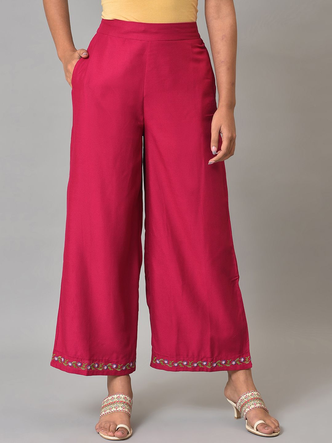 W Women Pink Trousers
