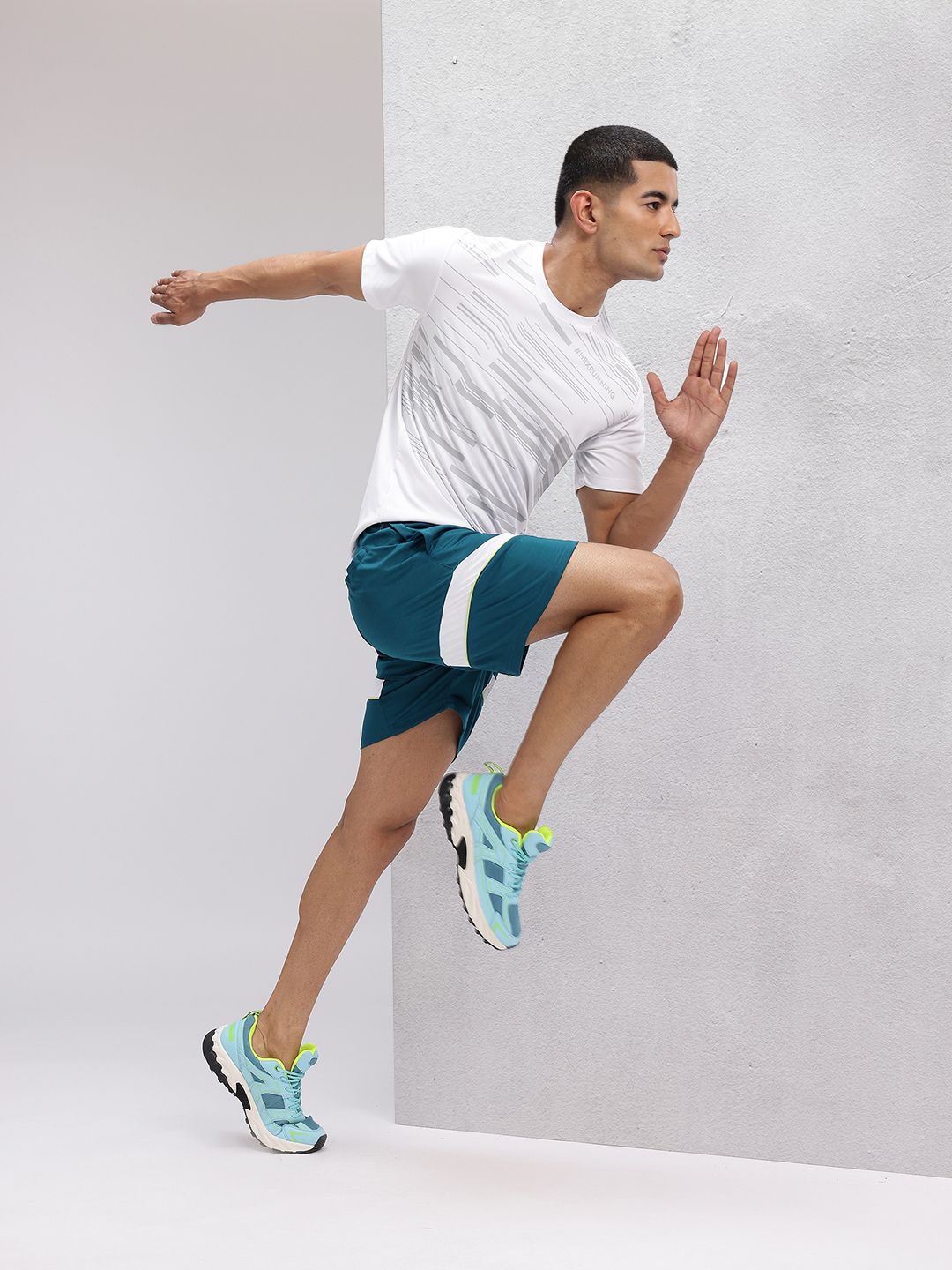 HRX by Hrithik Roshan Men Rapid Dry Striped Running Shorts