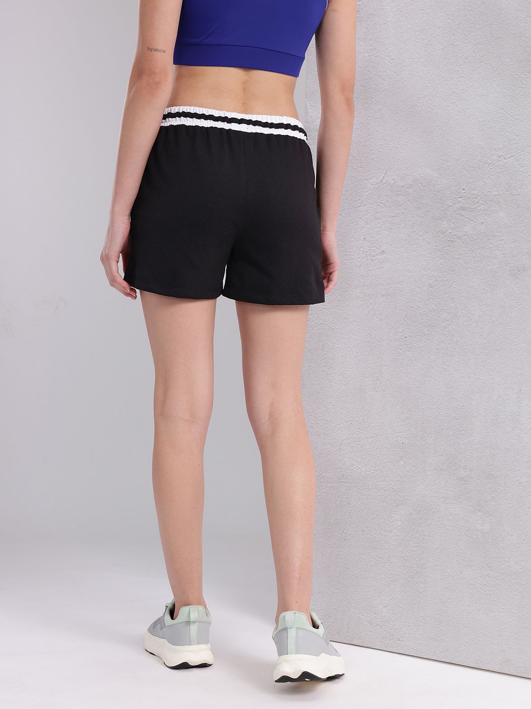 HRX by Hrithik Roshan Women Striped Waist Training Shorts