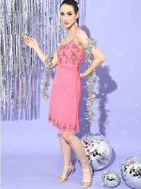 STREET 9 Floral Printed Sleeveless Sheath Dress
