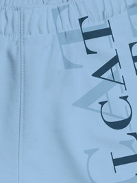 HELLCAT Boys Pack of 3 Trendy Typographic Printed Cotton Sports Shorts