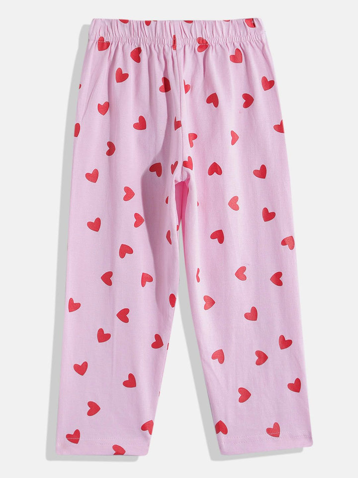 Moms Love Kids Girls Printed Pure Cotton Clothing Set