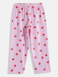 Moms Love Kids Girls Printed Pure Cotton Clothing Set