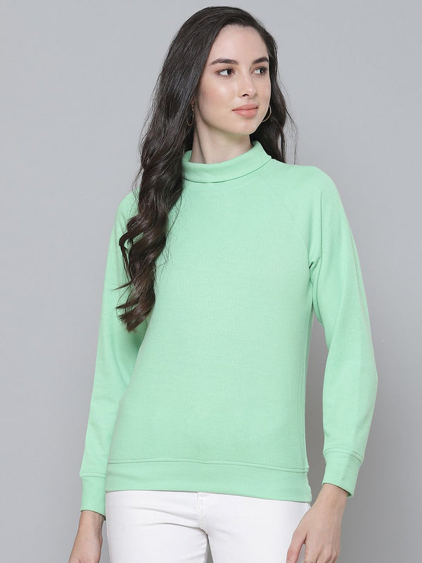 Sassafras hijau ribbed atas biasa