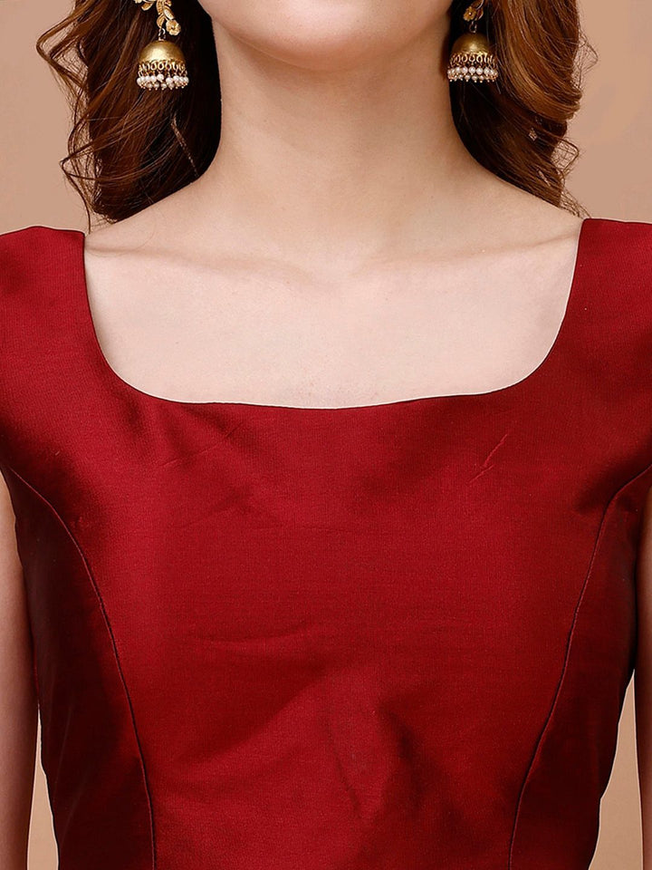 Tikhi Imli Taffeta Saree Blouse