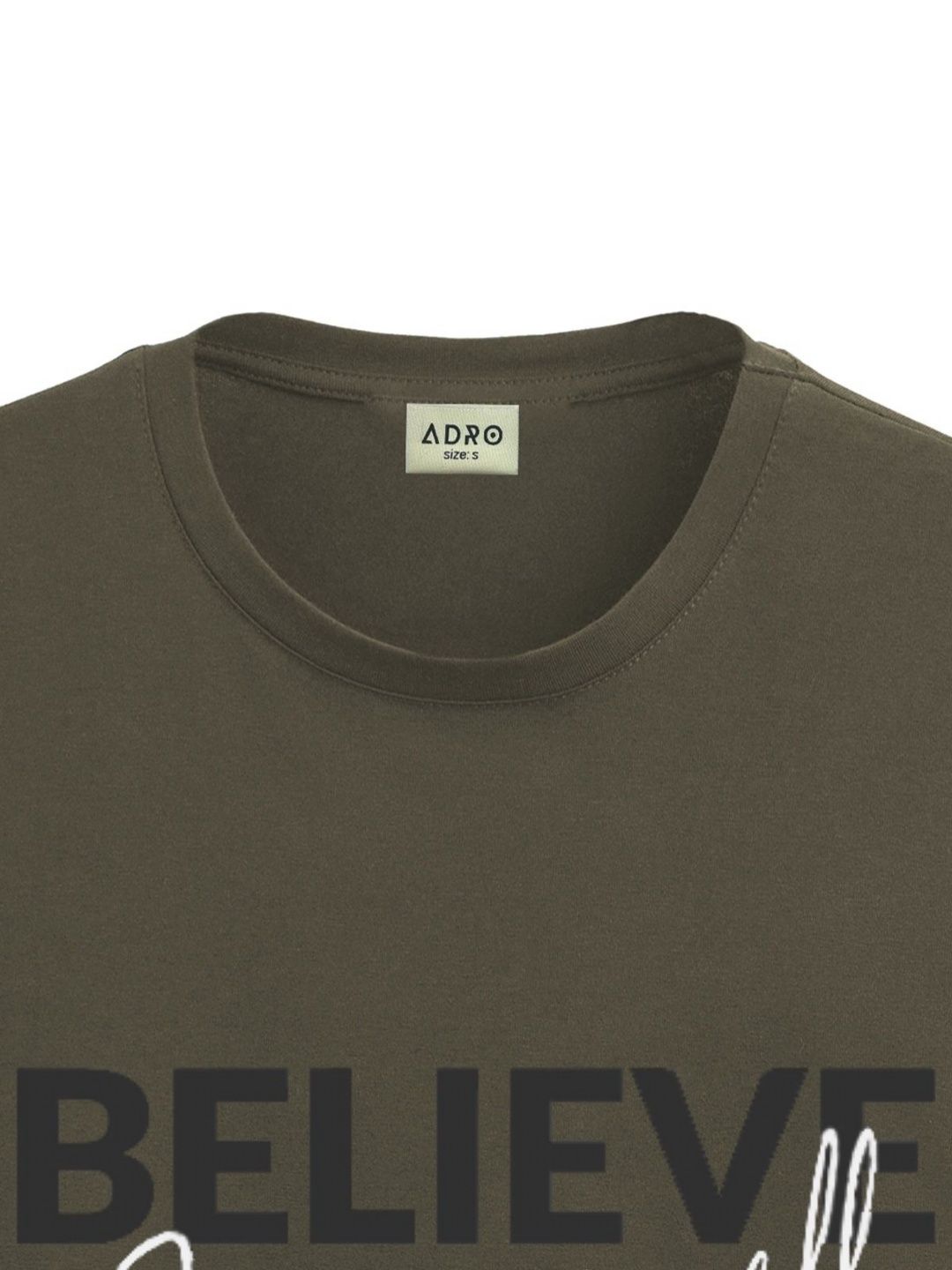 ADRO Men Typography Printed T-shirt