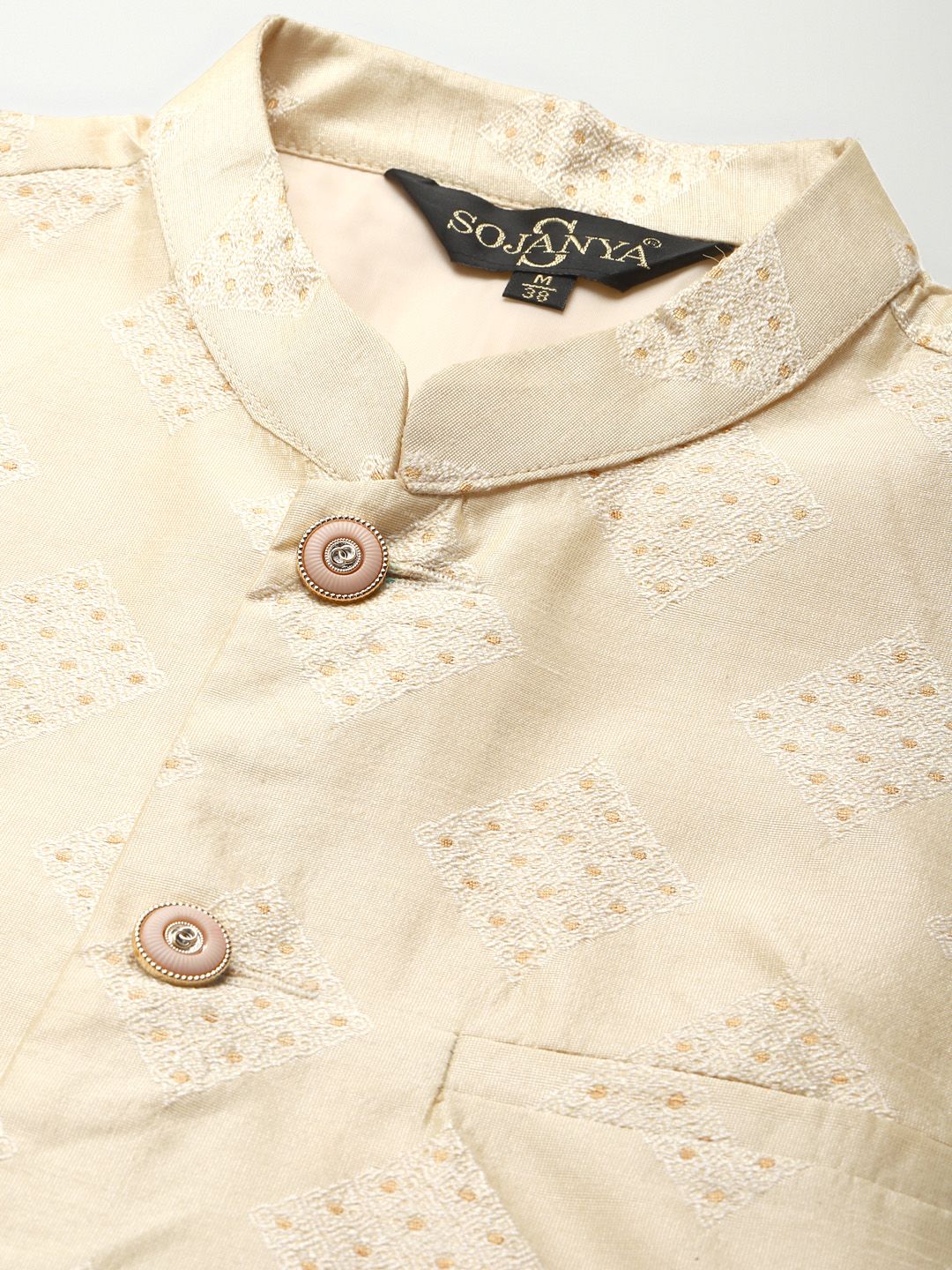 SOJANYA Men Solid Kurta with Churidar