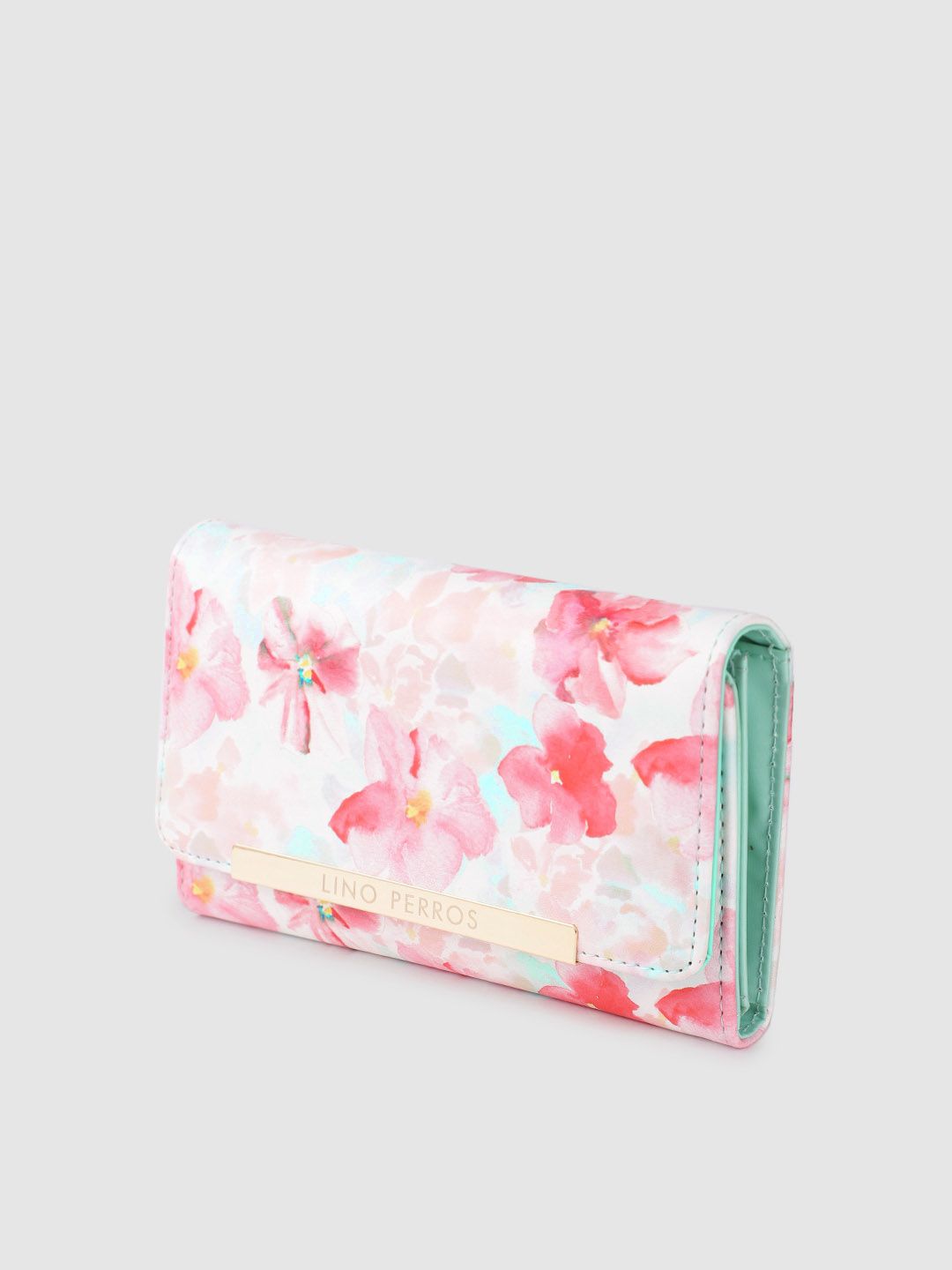 Lino Perros Women Floral Printed Three Fold Wallet
