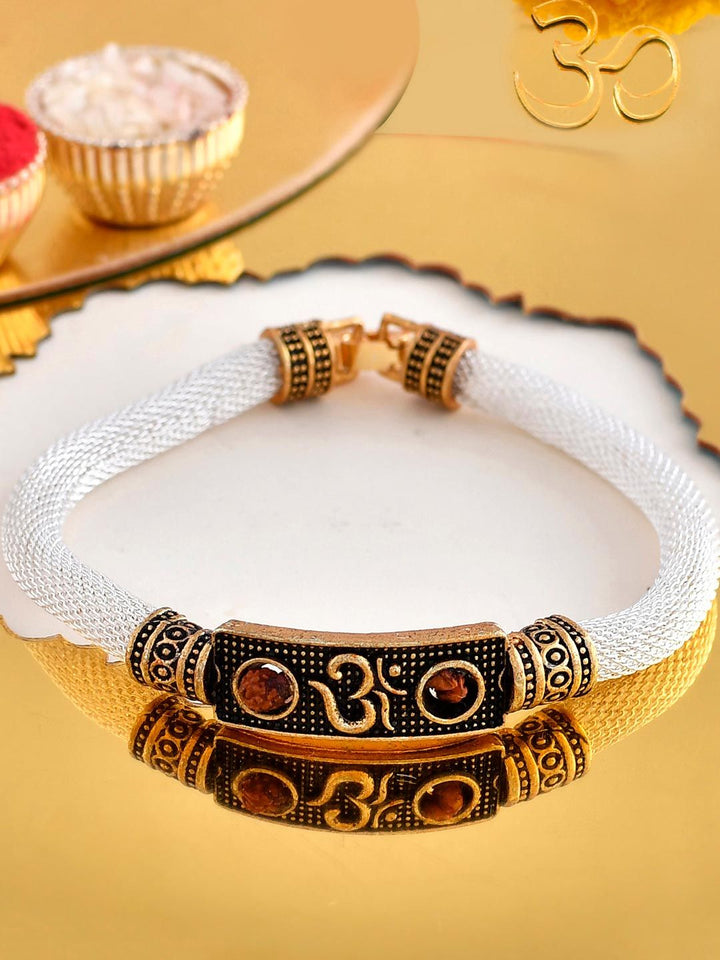 Voylla Men Tribal Motif Bracelet Style Rakhi