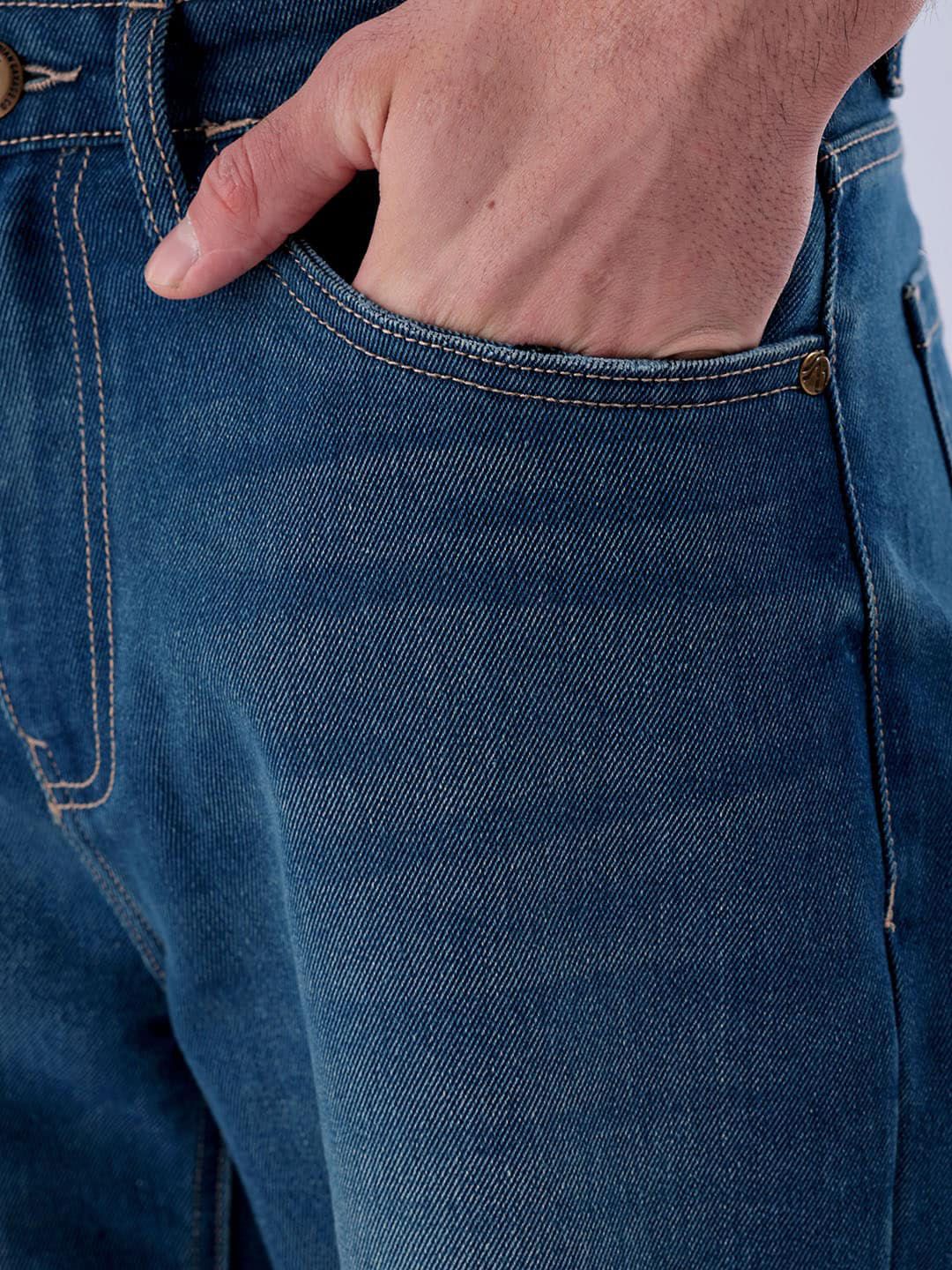 The Indian Garage Co Men Mid-Rise Loose Baggy Fit Stretchable Jeans