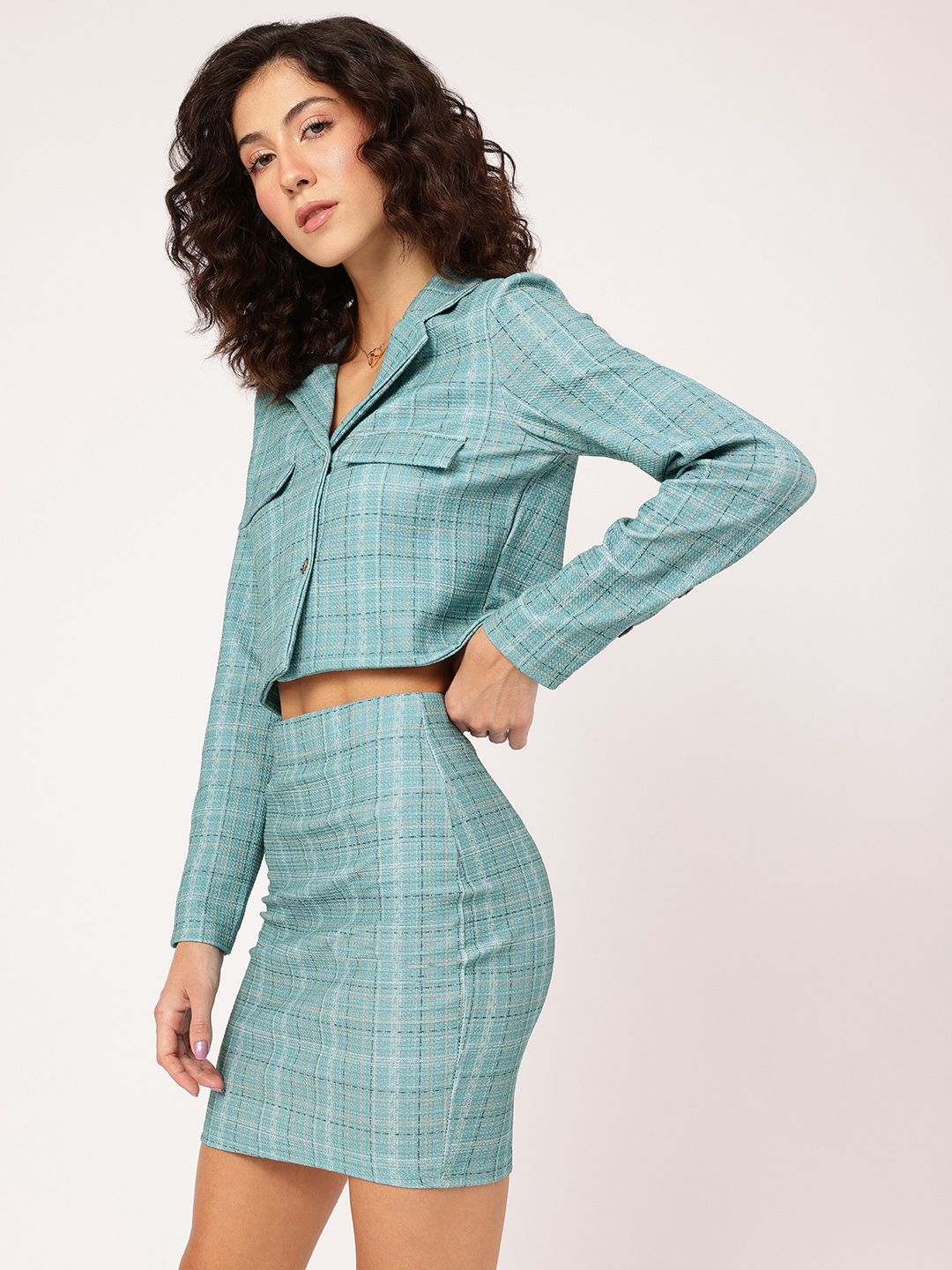DressBerry Bold & Beautiful Checked Co-Ords