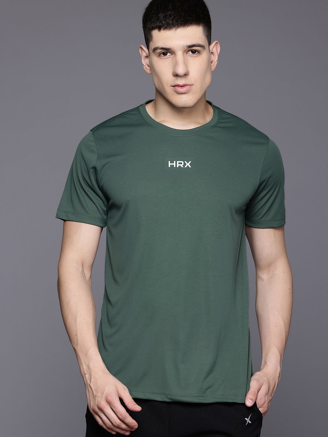 HRX by Hrithik Roshan Typography Printed Training T-shirt