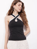 DressBerry Criss-Cross Chaos Jersey Top