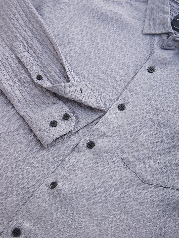 VASTRADO Men Contour Patterned Shirt