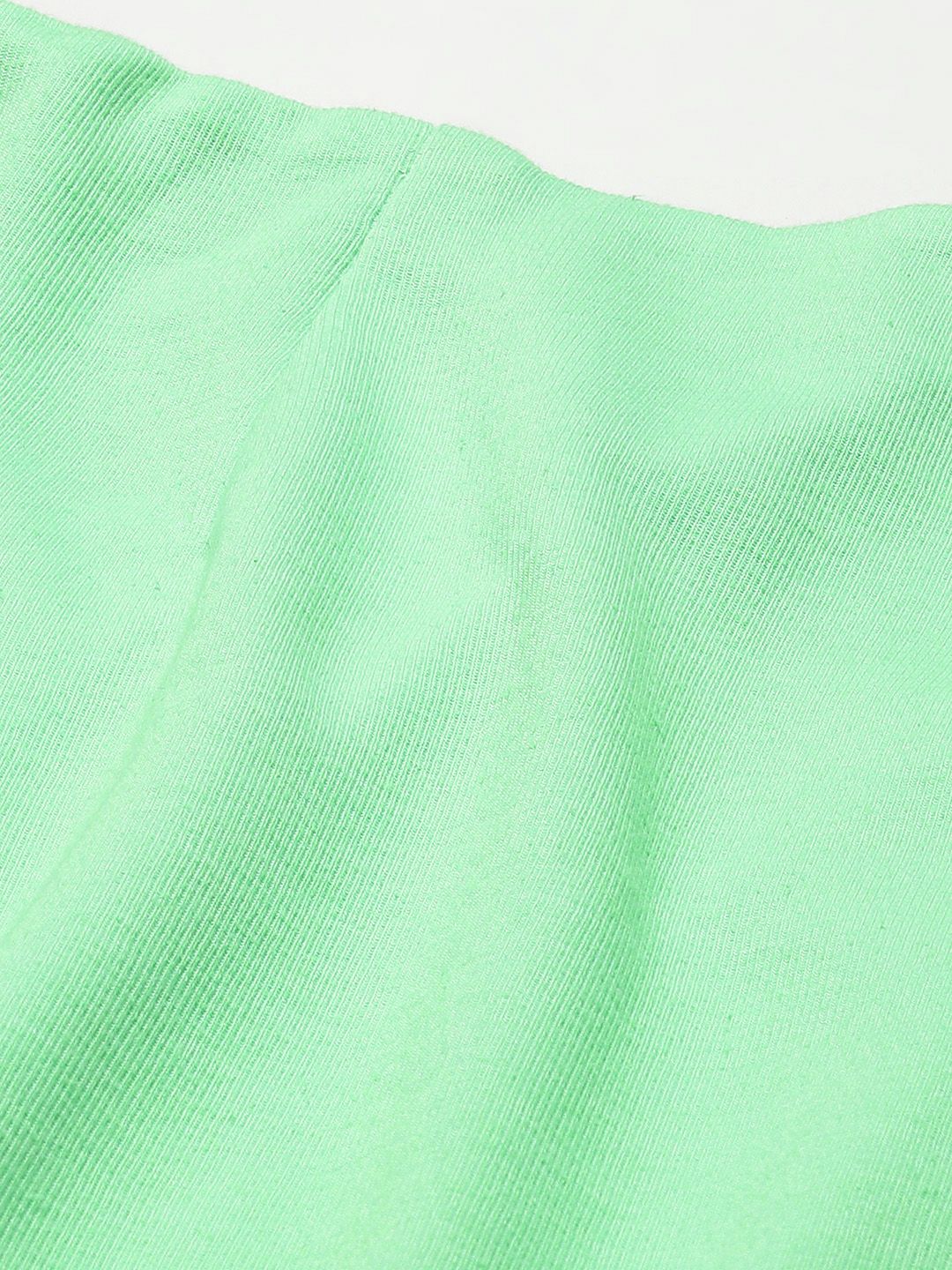SASSAFRAS Women Green Solid Pencil Skirt