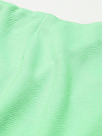 SASSAFRAS Women Green Solid Pencil Skirt