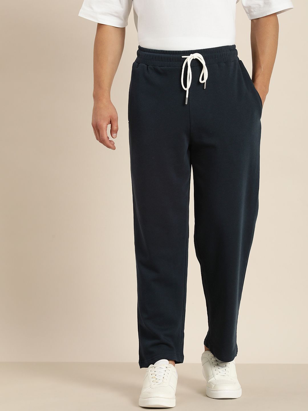 DILLINGER Men Lightweight Relaxed Fit Baggy Kintted Track Pants