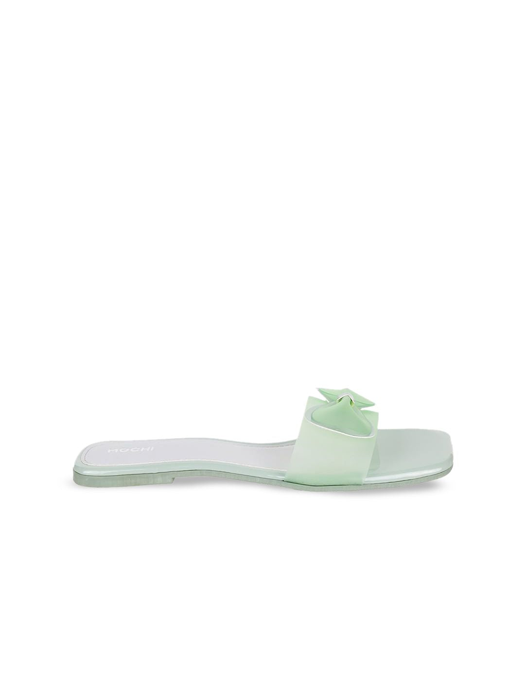Mochi Women Open Toe Flats with Bows