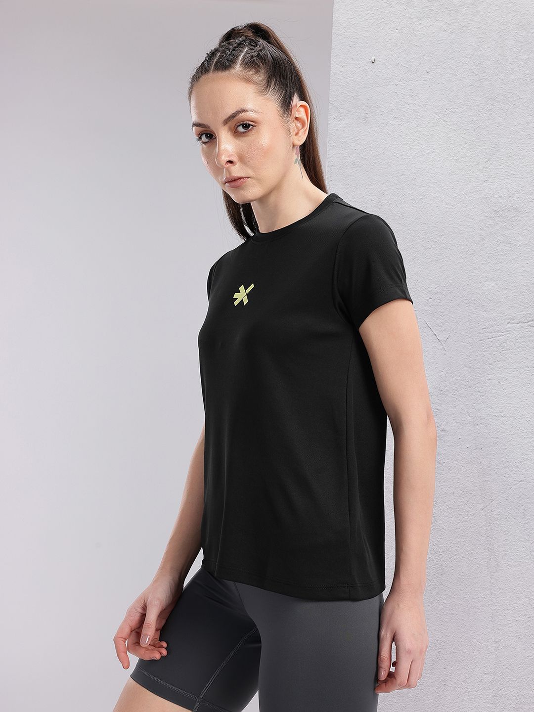HRX by Hrithik Roshan Couple Collection Typography Printed Rapid-Dry Running T-shirt