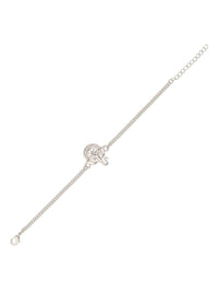 Voylla Silver-Toned Bracelet Style Rakhi