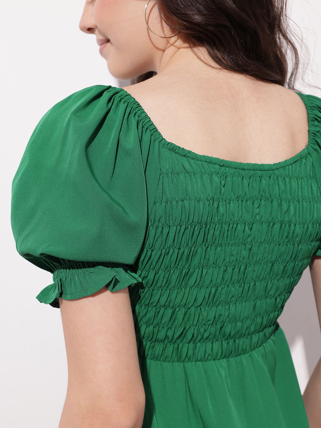 DressBerry Effortless Elegance Smocked Empire Dress