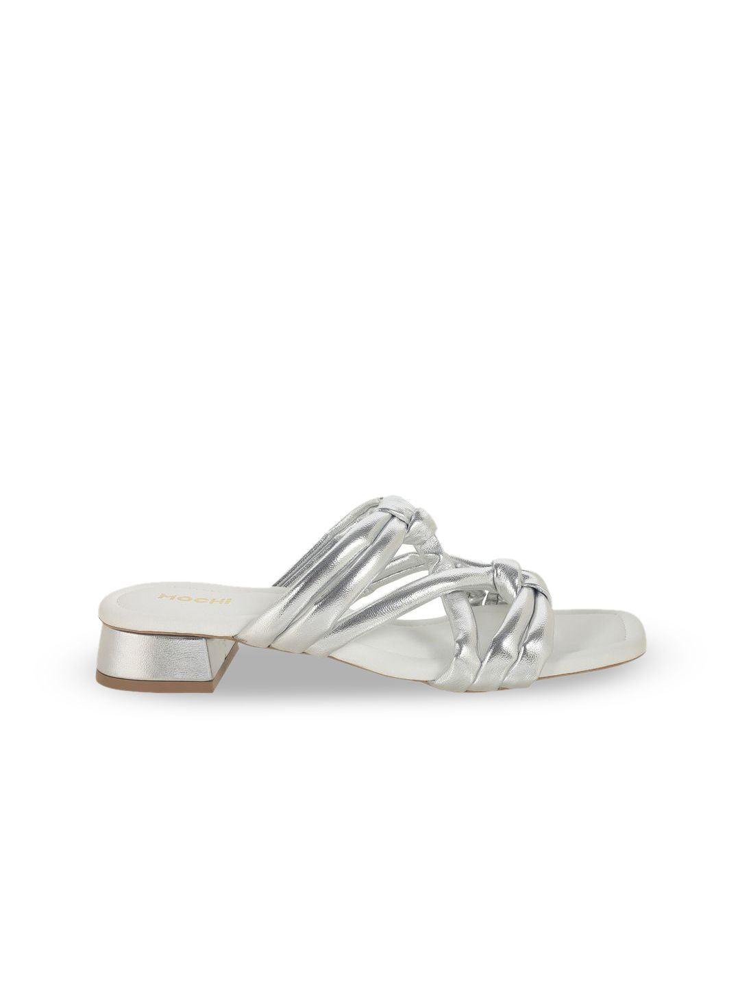 Mochi Women Open Toe Block Heel Sandals