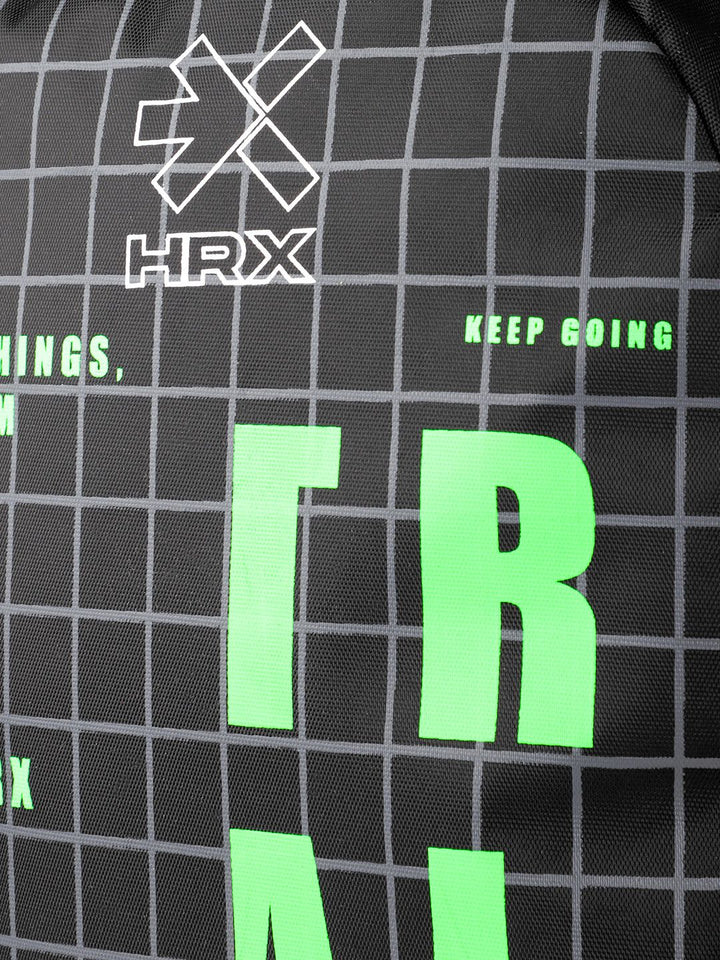 HRX by Hrithik Roshan Unisex Typography Printed Backpack - 15 inch