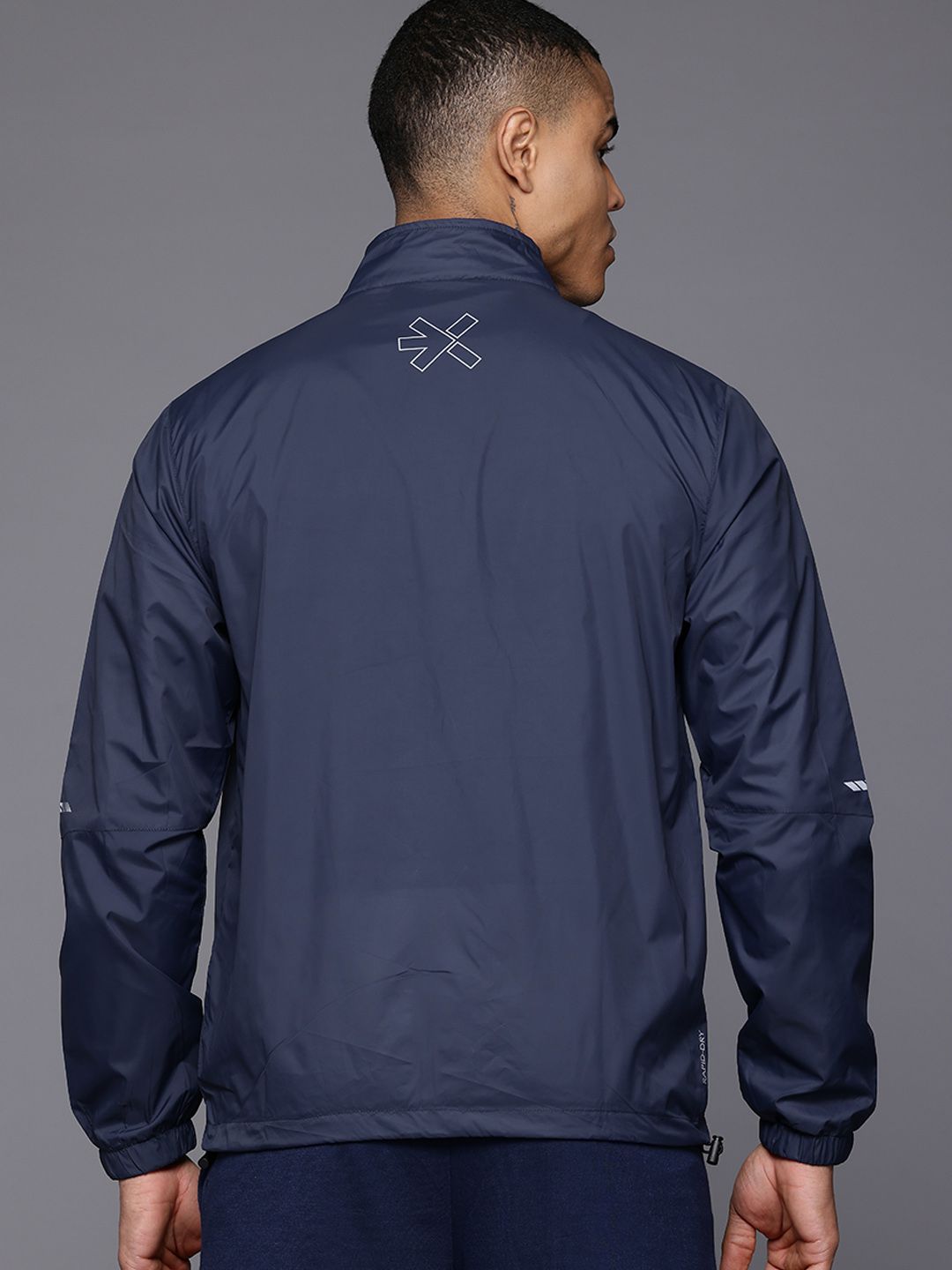 HRX by Hrithik Roshan Rapid-Dry Reflective Detail Running Jacket