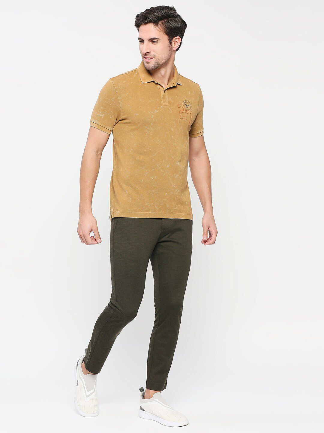Being Human Polo Collar Regular Fit Cotton Regular T-shirt
