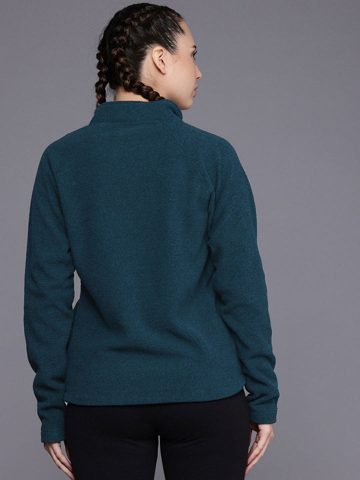 HRX by Hrithik Roshan Open Front Fleece Sweatshirt