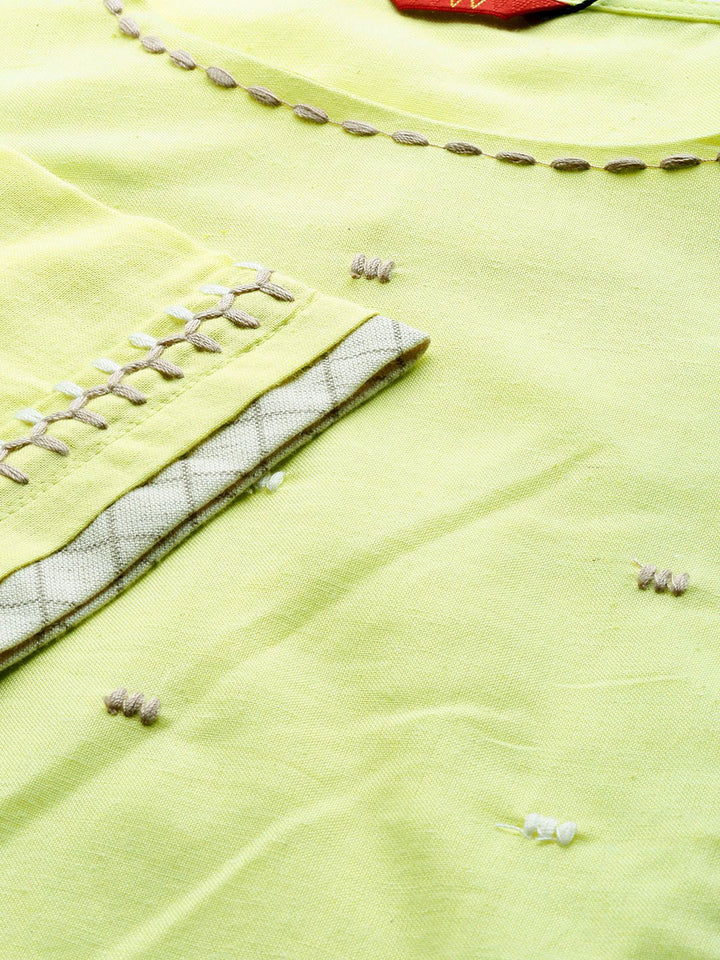 W Women Straight Cotton Kurta