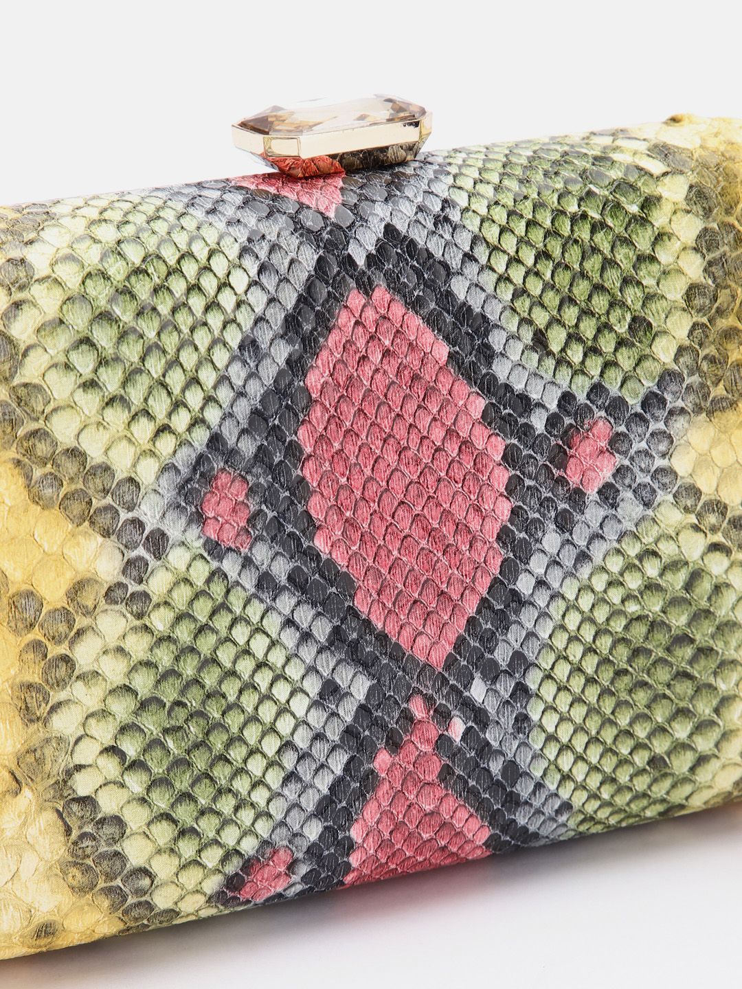 Lino Perros Women Abstract Printed Box Clutch