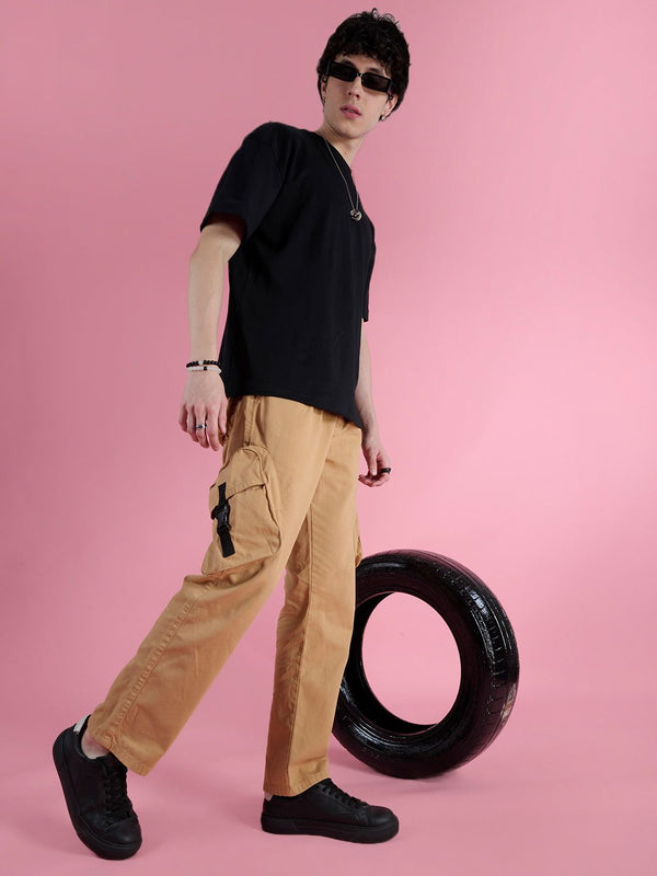 Bene Kleed Men Classic Straight Fit High-Rise Chinos Trousers