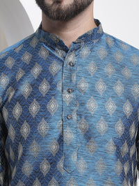 SOJANYA Ethnic Motifs Woven Design Jacquard Regular Kurta