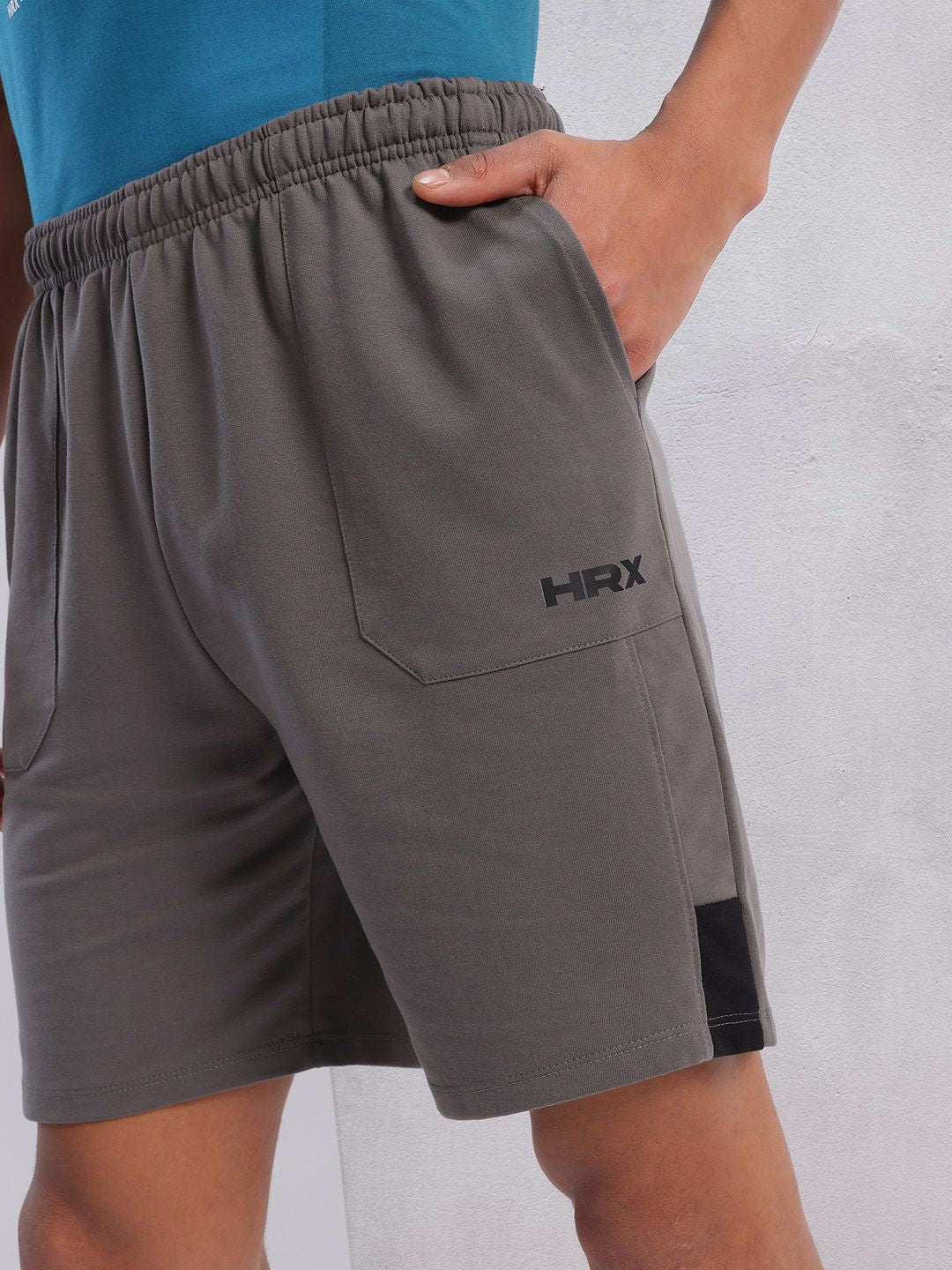 HRX by Hrithik Roshan Men Brand Logo Print Detail Regular Fit Lifestyle Shorts