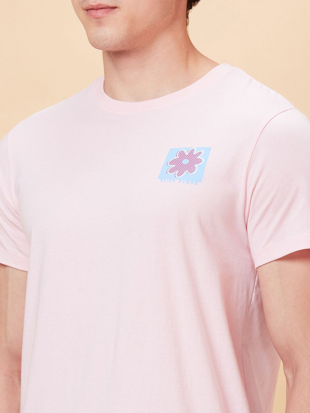 Being Human Cotton Slim Fit Casual T-shirt