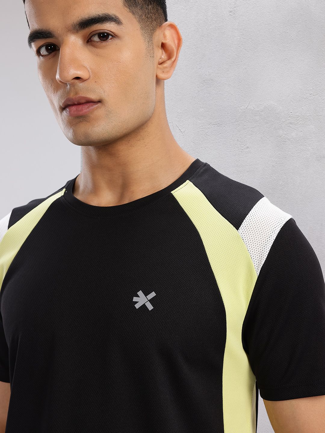HRX by Hrithik Roshan Rapid-Dry Colourblocked Running T-shirt